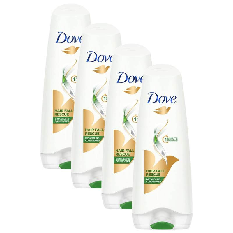 Dove Hair Fall Rescue Detangling Conditioner 80ml Pack of 4