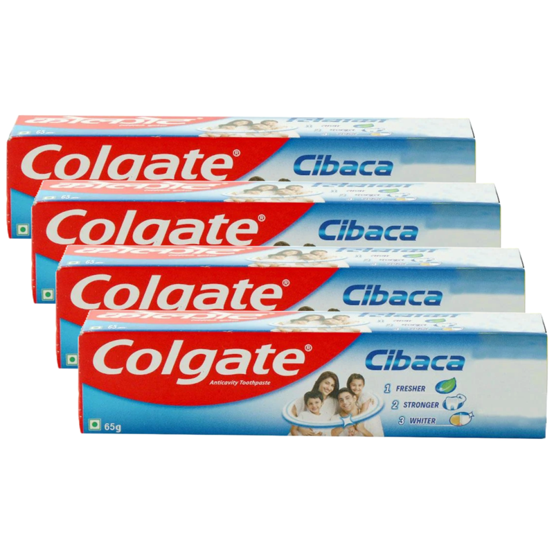 Colgate Cibaca Fresher Anticavity Toothpaste 65g Pack of 4