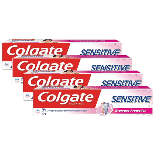 Colgate Sensitive Everyday Protection Anticavity Toothpaste 40g Pack of 4