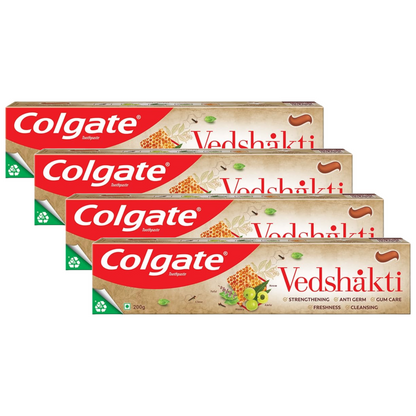 Colgate Vedshakti Strengthrning Toothpaste 200g Pack of 4