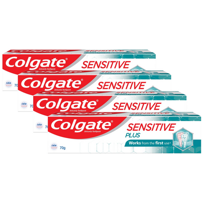 Colgate Sensitive Plus Anticavity Toothpaste 70g Pack of 4