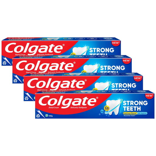 Colgate Strong Teeth Anticavity Toothpaste 100g Pack of 4