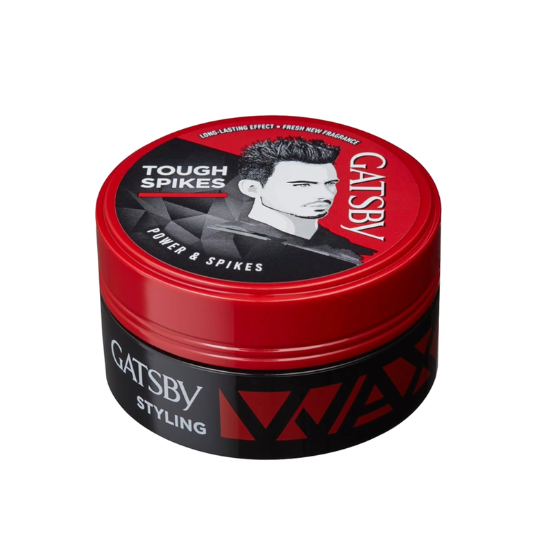 Gatsby Tough Spikes Power & Spikes Hair Styling Wax 75g Pack of 3