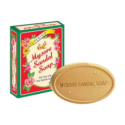 Mysore Sandal Pure Sandalwood Oil Soap 125g Pack of 2