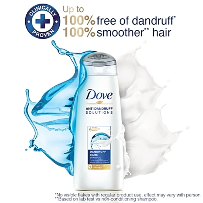 Dove Anti Dandruff Solution Dandruff Care Shampoo 340ml Pack of 4