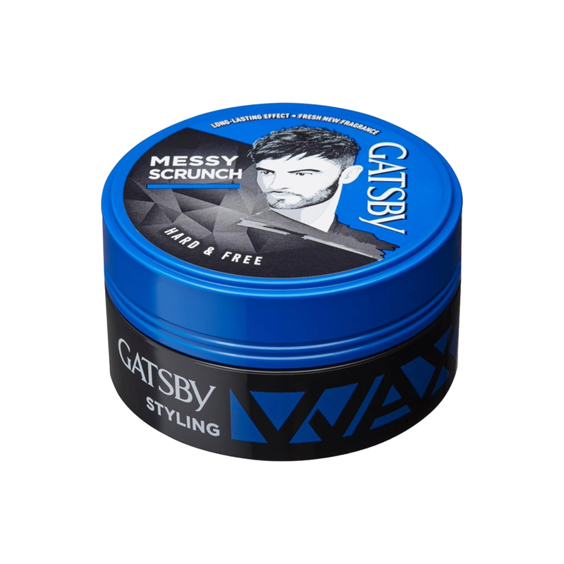 Gatsby Messy Scrunch Hair Styling Wax (75gm)(Pack of 2)