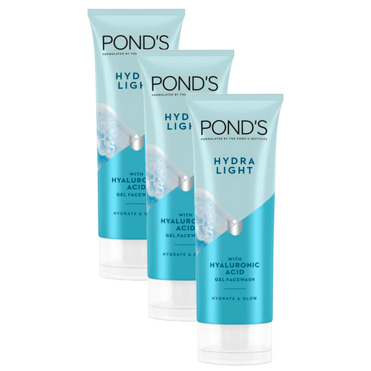 Ponds Hydra Light Gel Face Wash 100g Pack of 3