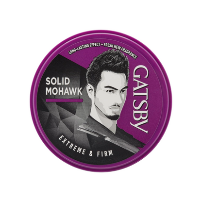 Gatsby Solid Mohawk Extreme & Firm Hair Styling Wax 75g