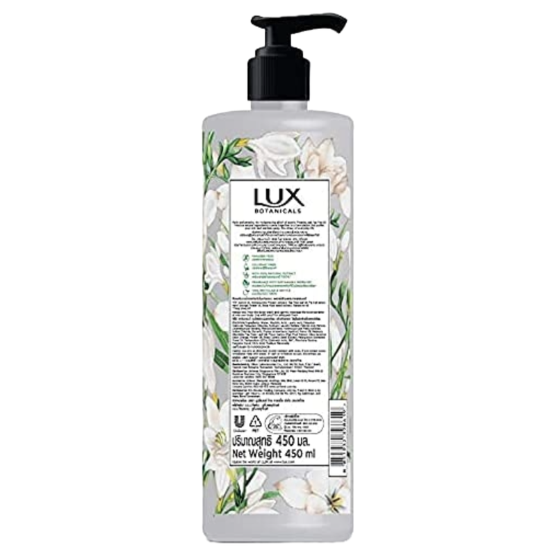 Lux Skin Detox Freesia & Tea Tree Oil Body Wash 450ml