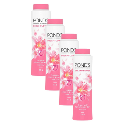 Ponds Dreamflower Fragrant Powder 23g (Pack of 4)