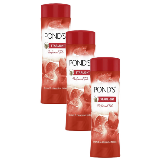 Ponds Starlight Orchid & Jasmine Notes Talc 30g Pack of 3