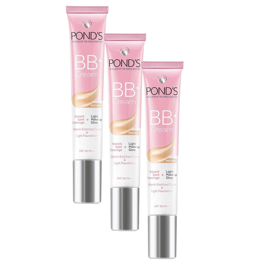 Ponds BB+ Natural Fairness Cream SPF30 18g (Pack Of 3)