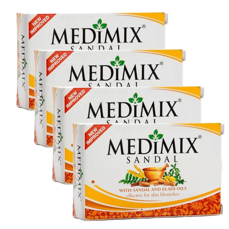 Medimix Hand Made Sandal Soap - 75g (Pack Of 4)