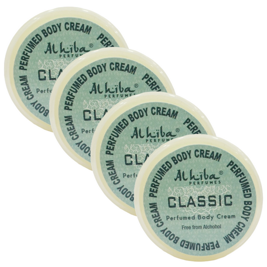 Al Hiba Classic Perfume Body Cream 10g Pack of 4