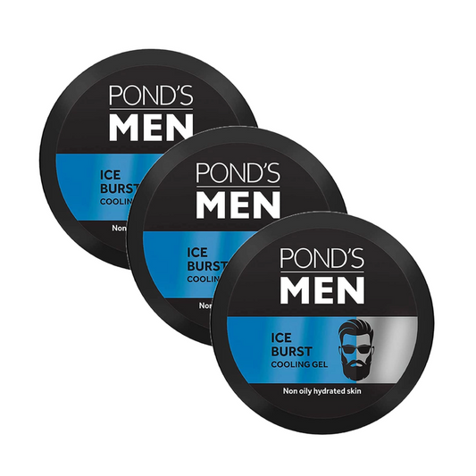 Ponds Men Ice Burst Cooling Face Gel - 55g (Pack Of 3)