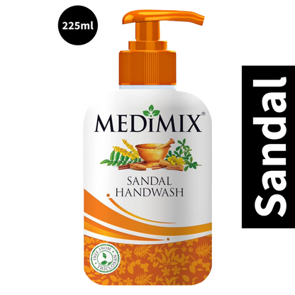 Medimix Classic Sandal Hand Wash with 18 Herbs (225ml)