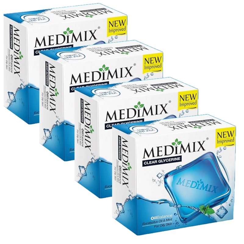 Medimix Hand Made Oil Balance Soap - 400g (Pack Of 4)