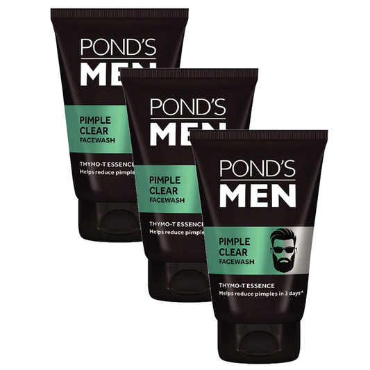 Ponds Men Pimple Clear Face Wash - 100 g (Pack Of 3)