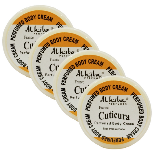 Al Hiba Cuticura Perfume Body Cream 10g Pack of 4