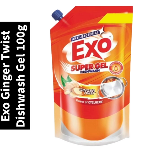 Exo Anti-Bacterial Super Gel Dishwash (100gm)(Pack of 1)