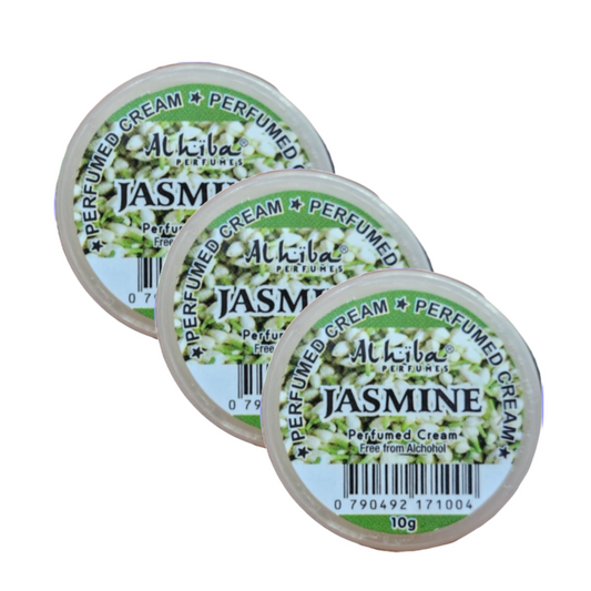 Al Hiba Jasmine Perfume Body Cream 10g Pack of 3