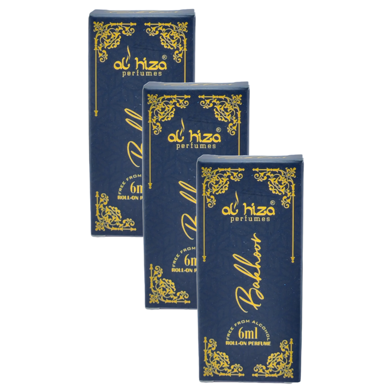 Al Hiza Bakhoor Roll On Perfume 6ml Pack of 3