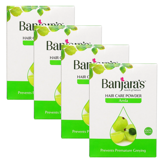 Banjara's Amla Hair Care Powder 100g Pack of 4