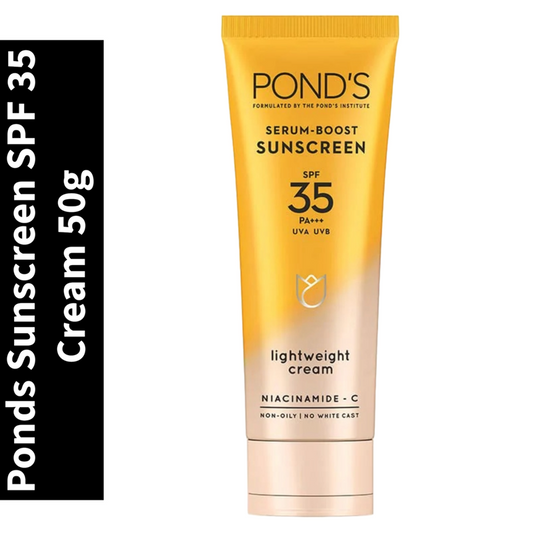 Ponds Serum Boost Sunscreen SPF 35 PA+++ Light Weight Cream 50g