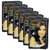 Afrin Nikhar Mehandi Henna Black Colour Hair - 45g (Pack Of 6)