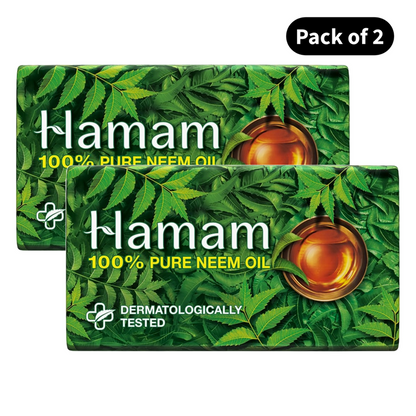 Hamam Neem Oil Soap (100gm)(Pack of 2)