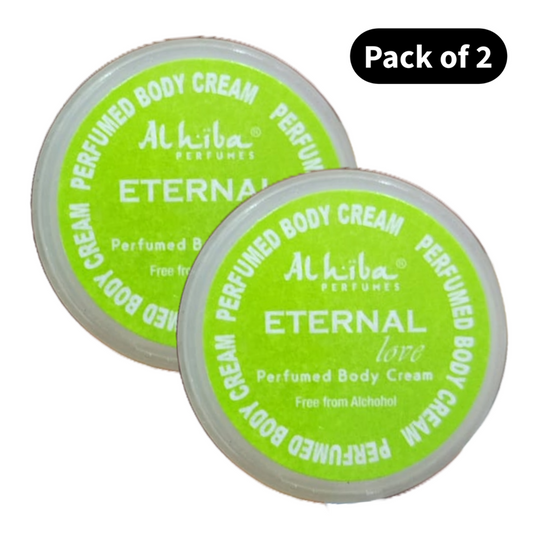 Al Hiba Perfume Body Cream Eternal (10gm) (Pack of 2)