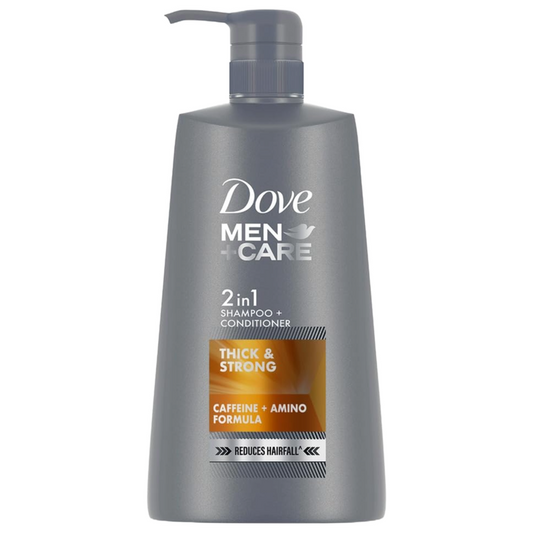 Dove Men+Care Thick & Strong 2 in 1 Shampoo + Conditioner 650ml