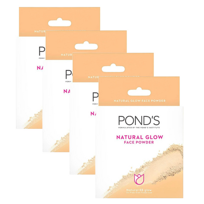 Ponds Natural Glow Natural BB Glow Face Powder 30g Pack of 4