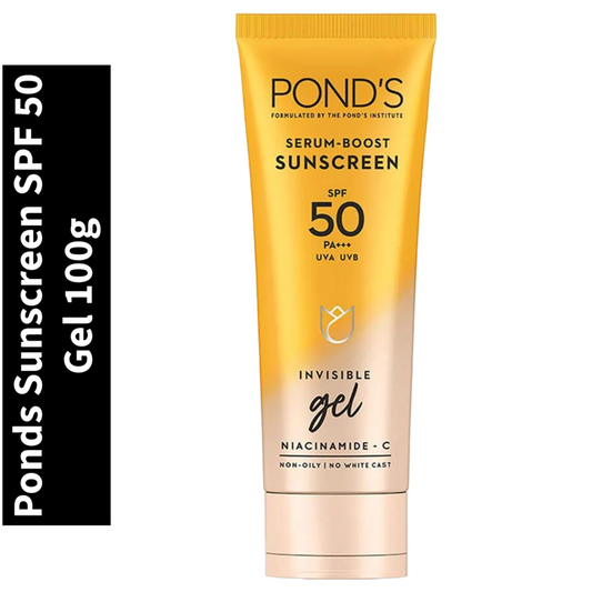 Ponds Serum Boost Sunscreen SPF 50 PA+++ Invisible Gel 100g