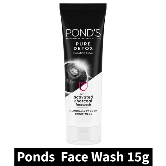 Ponds Pure Detox Activated Charcoal Face Wash (15gm) (Pack of 1)