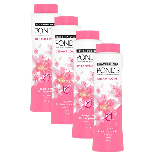 Ponds Dreamflower Fragrant Talc - 50g (Pack of 4)