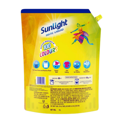 Washing Liquid Sunlight Matic 4L