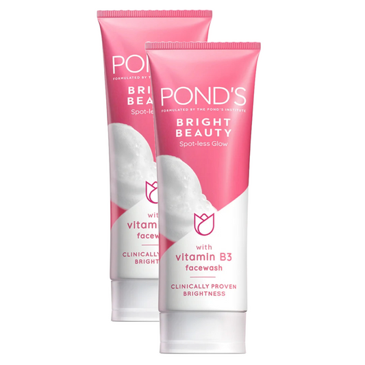 Ponds Bright Beauty Spoll-Less Glow Face Wash 50g Pack of 2