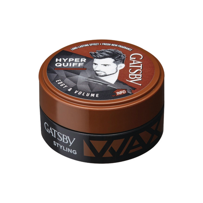 Hyper Quiff Gatsby Edgy & Volume Hair Styling Wax 75g