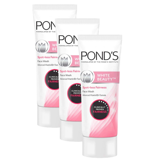 Ponds Bright Beauty Spot Less Fairness Face Wash 100g - Pack Of 3