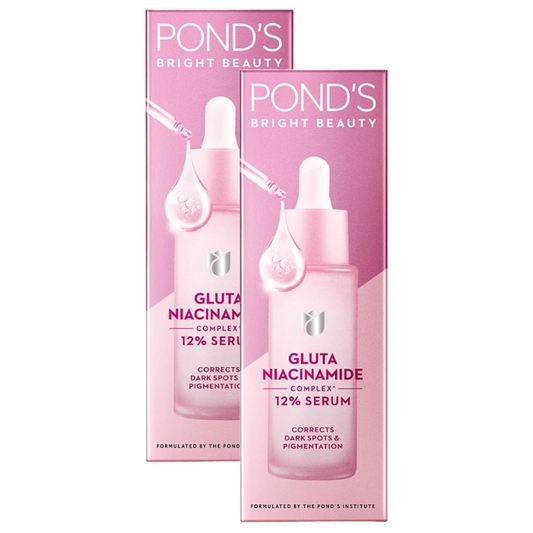 Ponds Bright Beauty Gluta Niacinamide 12% Complex Serum 28ml Pack of 2