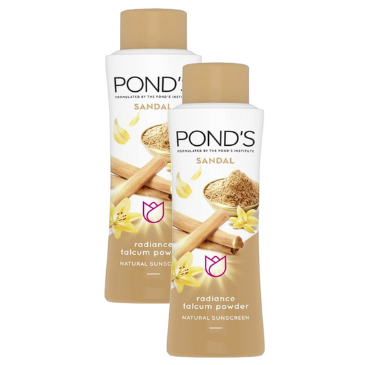 Ponds Sandal Radiance Talcum Powder 15g Pack of 2