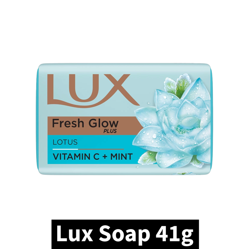 Lux Fresh Glow Plus Lotus Soap (41gm)(Pack of 1)