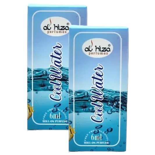 Al Hiza Cool Water Roll On Perfume 6ml Pack of 2