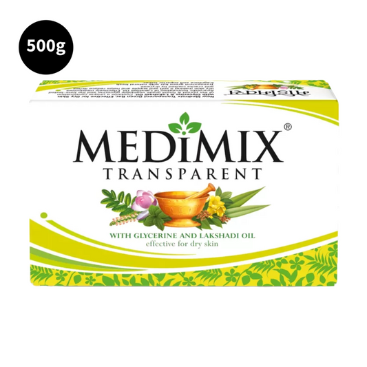 Medimix Classic Transparent Bathing Soap with 18 Herbs (500gm)