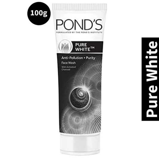 Ponds Pure Detox Anti-Pollution Purity Face Wash With Activated Charcoal (100 G)