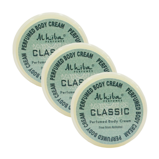 Al Hiba Classic Perfume Body Cream 10g Pack of 3