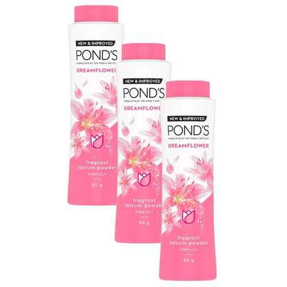 Ponds Dreamflower Fragrant Talc - 50g (Pack of 3)