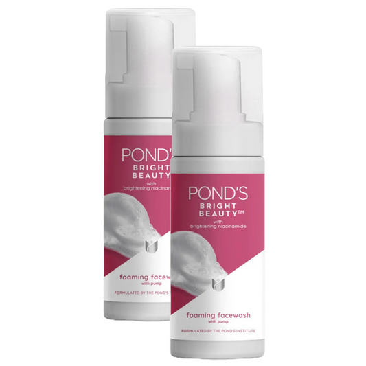 Ponds Bright Beauty Foaming Face Wash 150ml Pack of 2