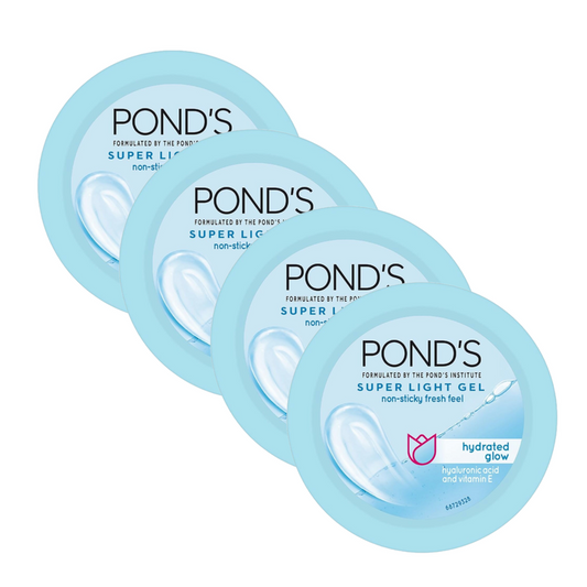 Ponds Super Light Gel Oil Free Moisturiser - 25g (Pack Of 4)